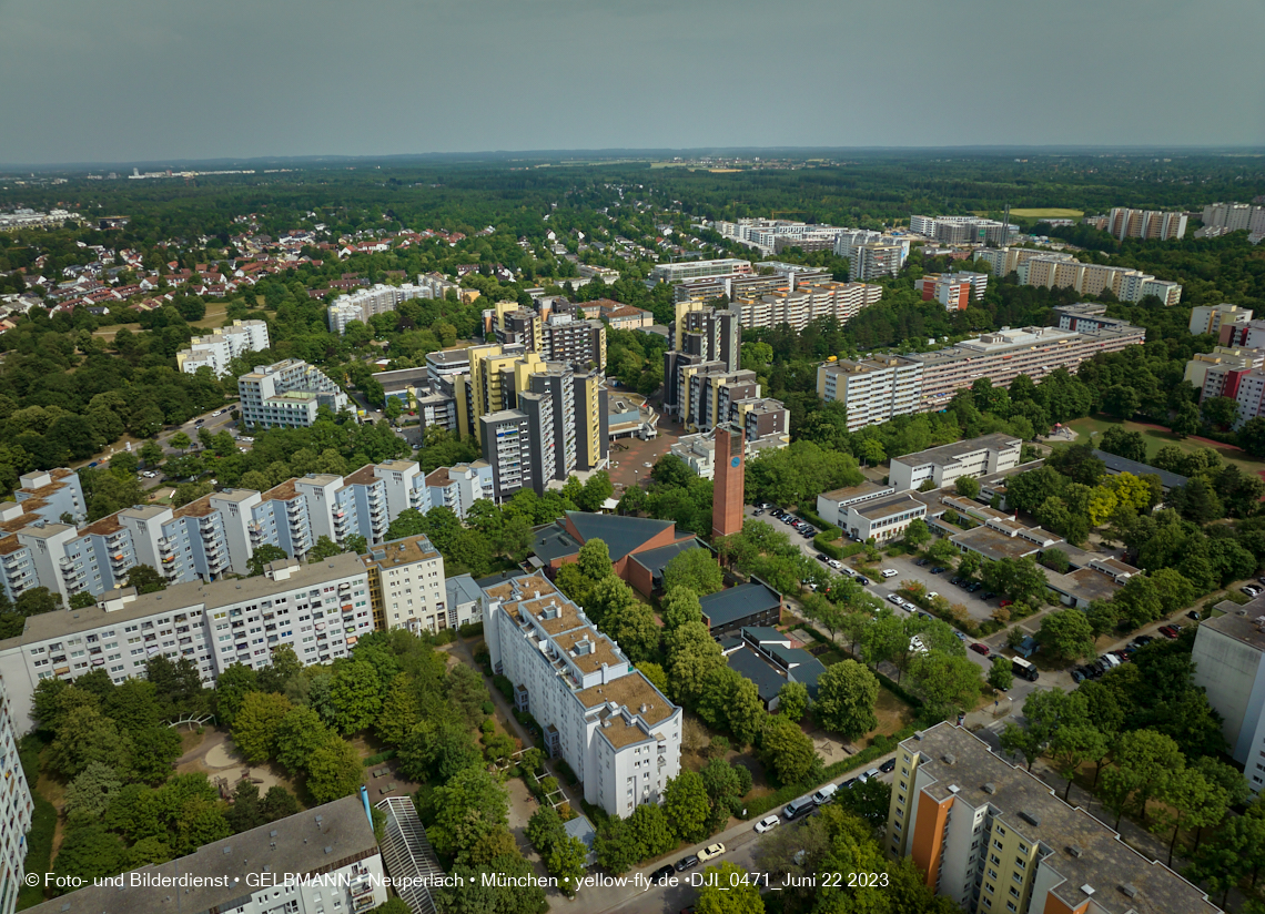 22.06.2023 - Marx-Zentrum und Umgebung in Neuperlach